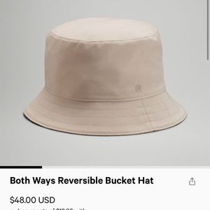 Lowest offer!! NWOT lululemon bucket hat